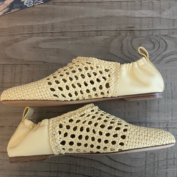 Ulla Johnson Lilia Woven Leather Flats - Picture 2 of 7